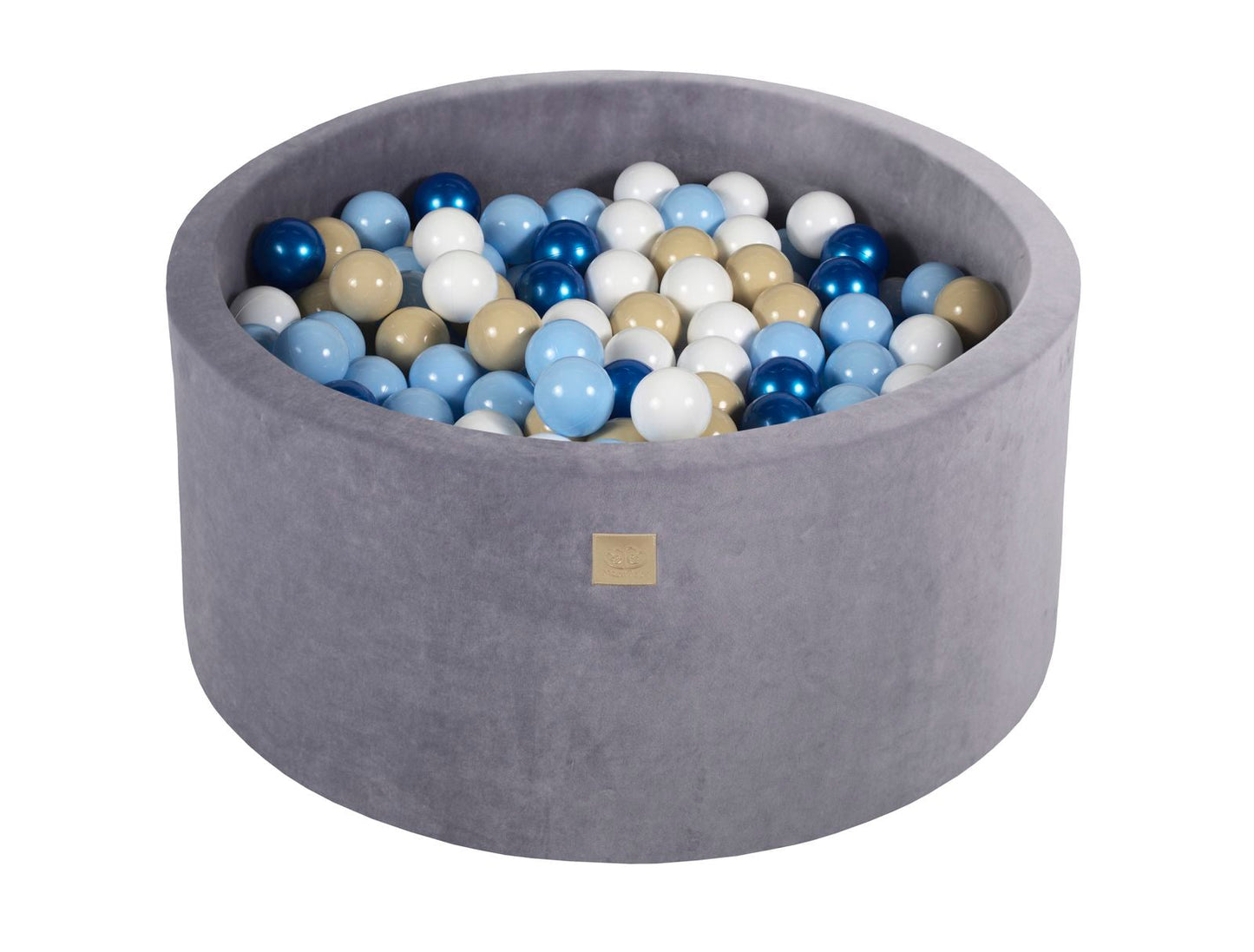 Velvet Ballenbak met 300 ballen 90x40 - Steel