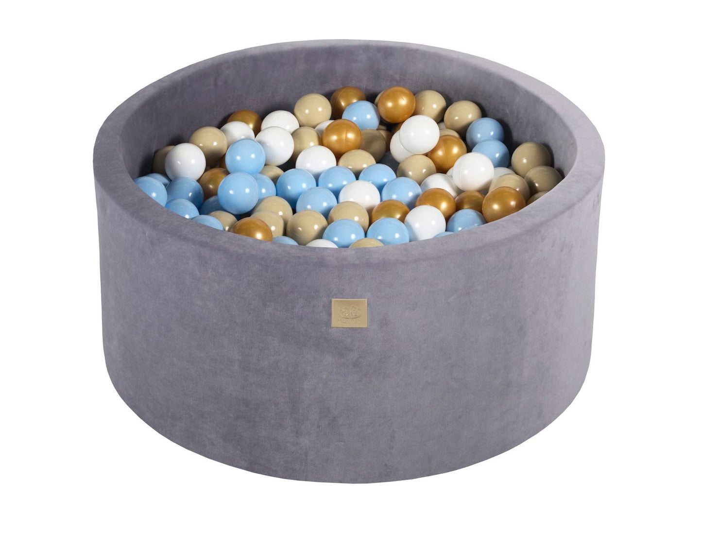 Velvet Ball Pit with 300 balls 90x40 - Steel