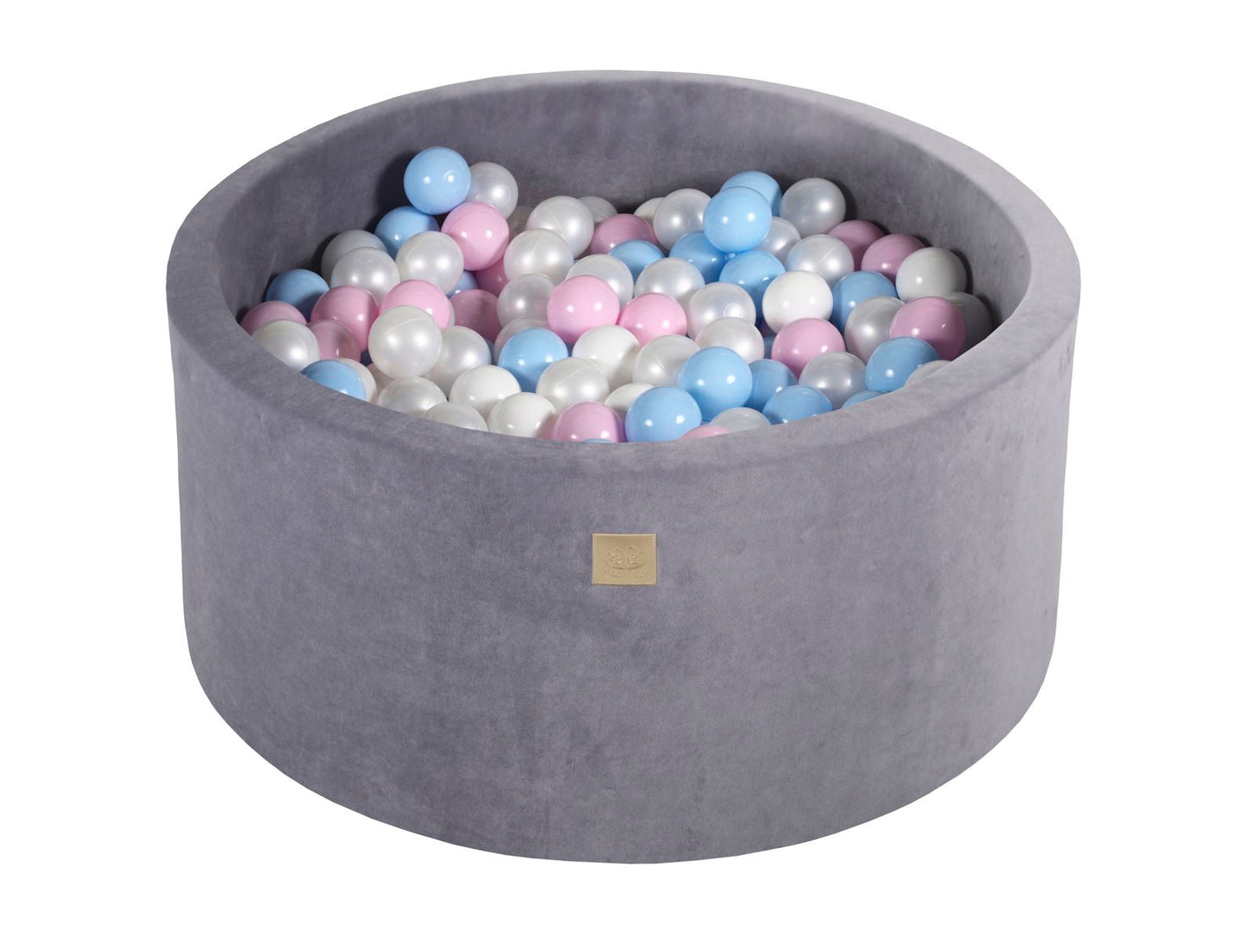 Velvet Ball Pit with 300 balls 90x40 - Steel