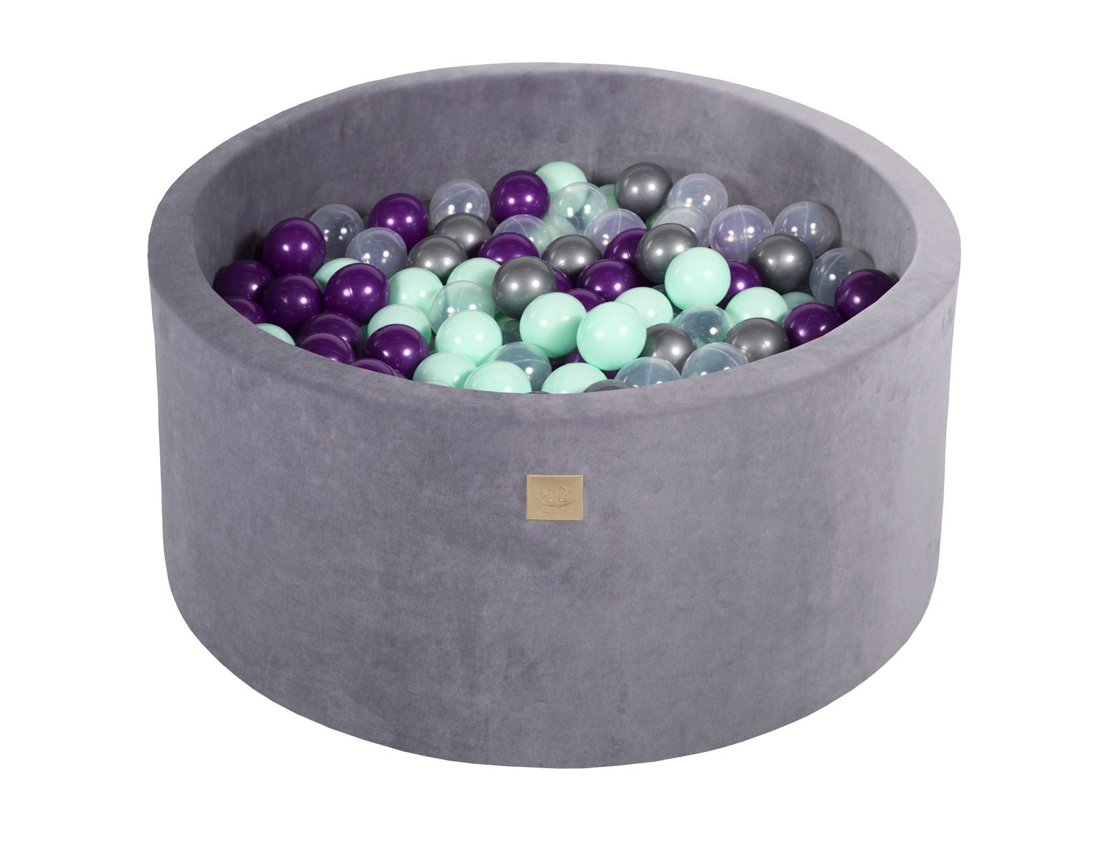 Velvet Ballenbak met 300 ballen 90x40 - Steel