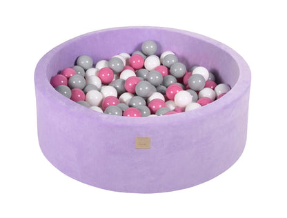 Velvet Ballenbak met 200 ballen 90x30 - Violet