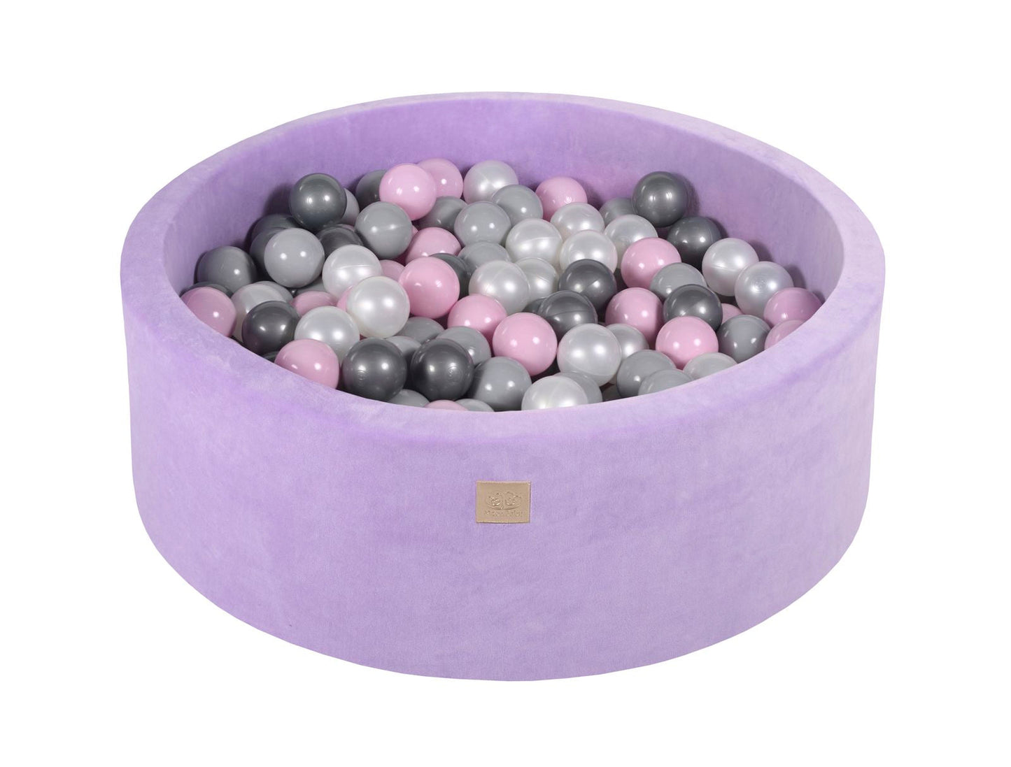 Velvet Ball Pit with 200 balls 90x30 - Violet