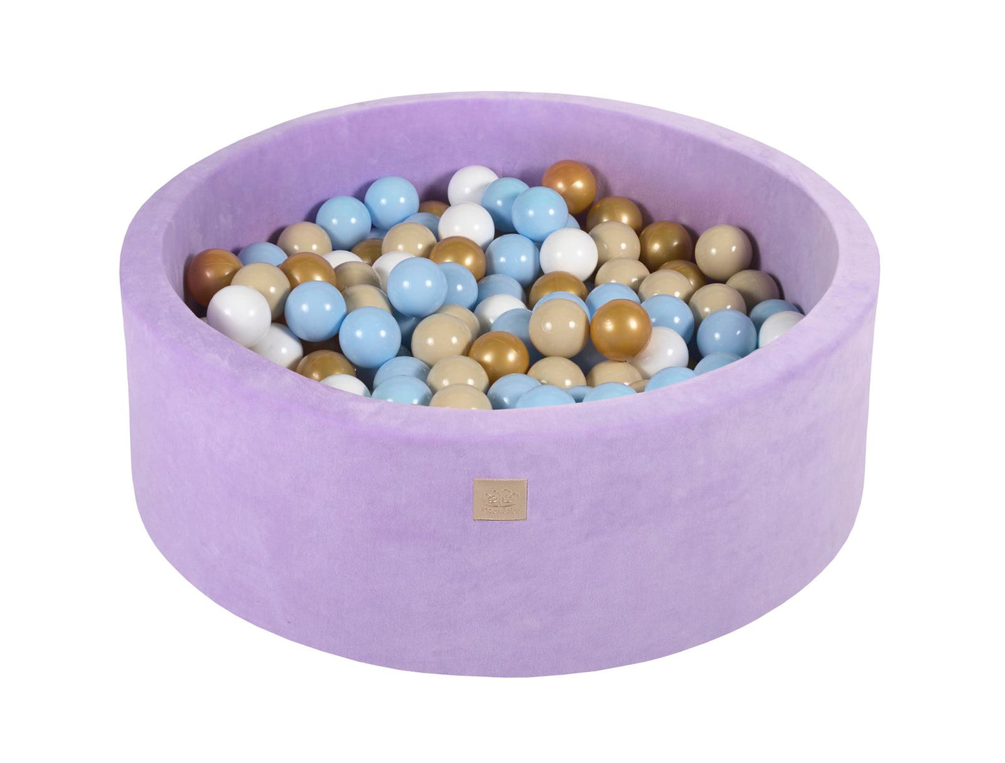 Velvet Ball Pit with 200 balls 90x30 - Violet