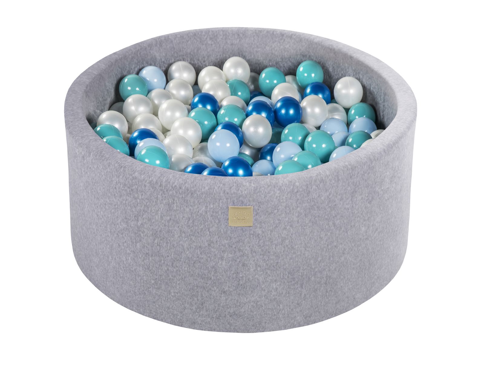 Velvet Ballenbak met 300 ballen 90x40 - Licht Grijs