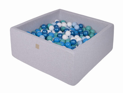 Square ball pit 90x90x40 - Light grey