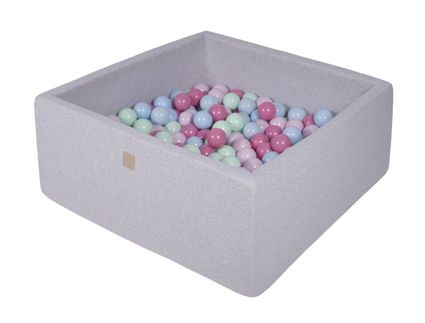 Square ball pit 90x90x40 - Light grey