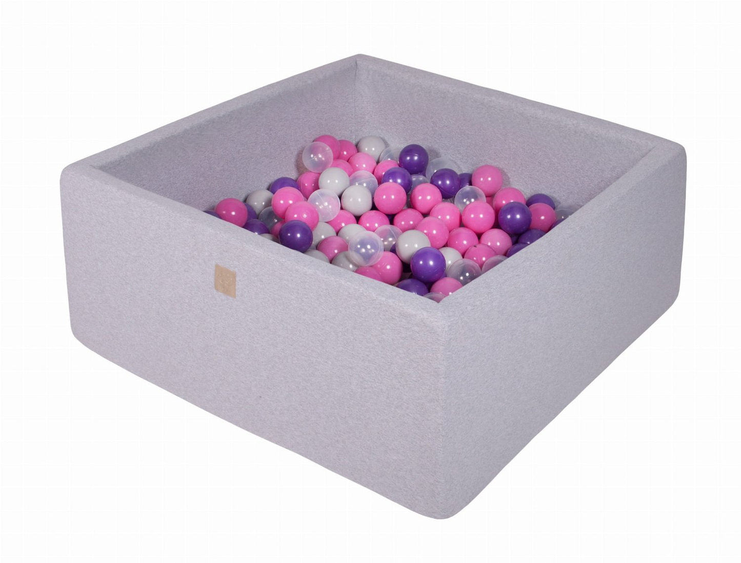 Square ball pit 90x90x40 - Light grey