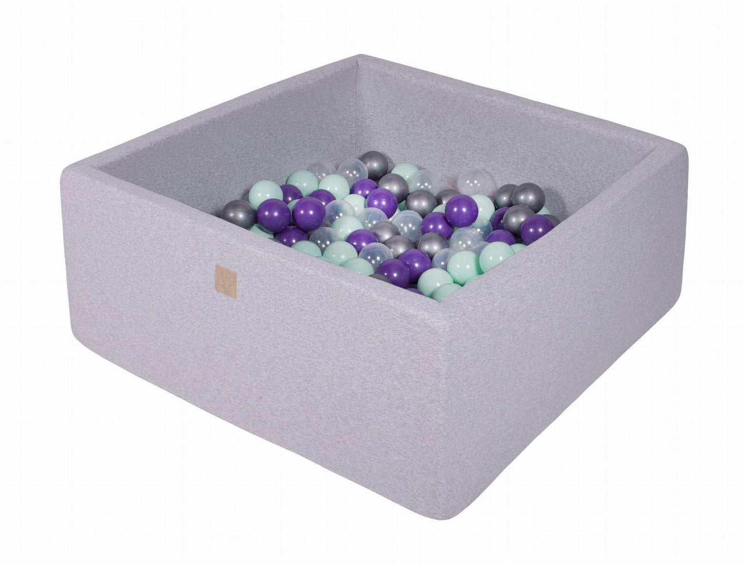 Square ball pit 90x90x40 - Light grey