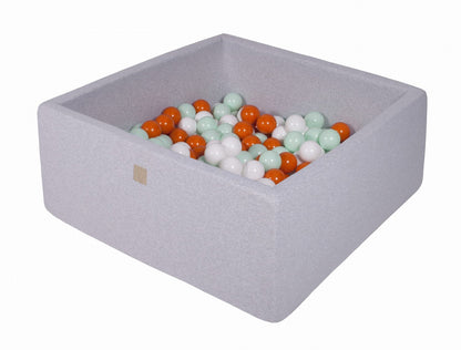 Square ball pit 90x90x40 - Light grey