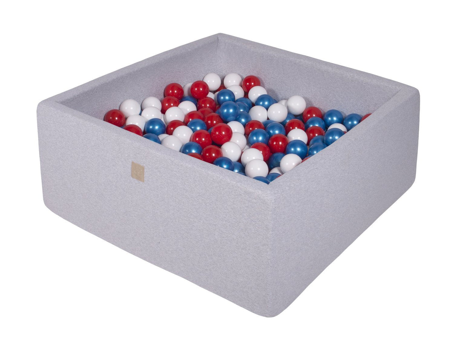 Square ball pit 90x90x40 - Light grey