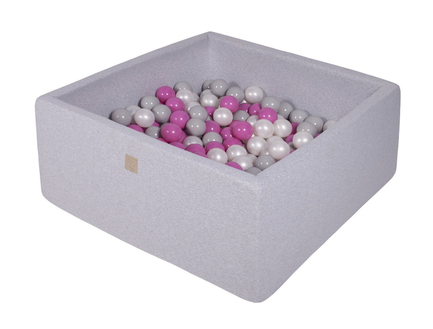 Square ball pit 90x90x40 - Light grey