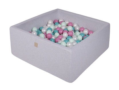 Square ball pit 90x90x40 - Light grey