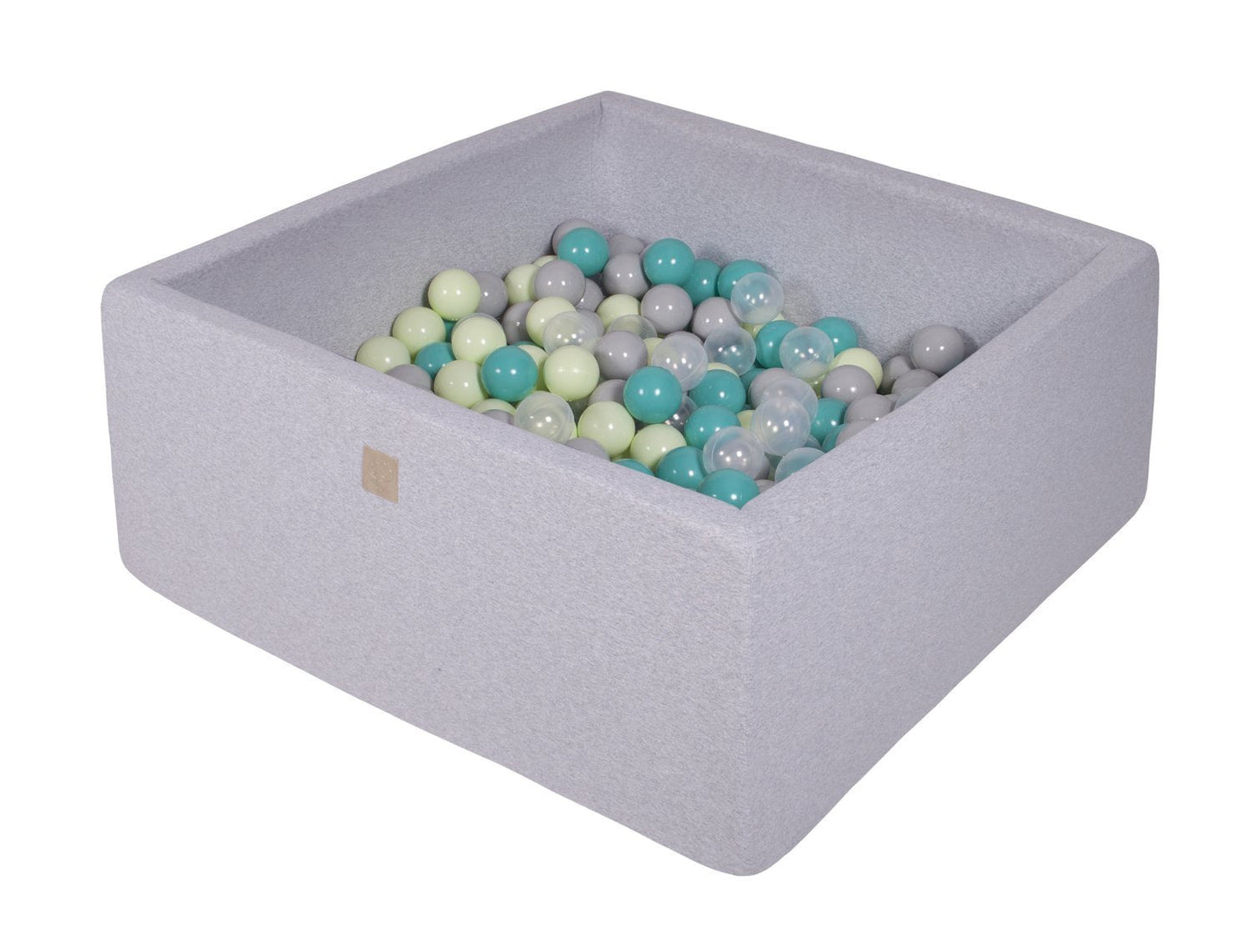 Square ball pit 90x90x40 - Light grey