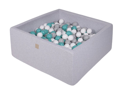 Square ball pit 90x90x40 - Light grey