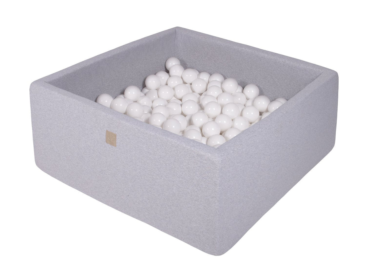 Square ball pit 110x110x40 - Light grey