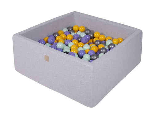 Square ball pit 90x90x40 - Light grey