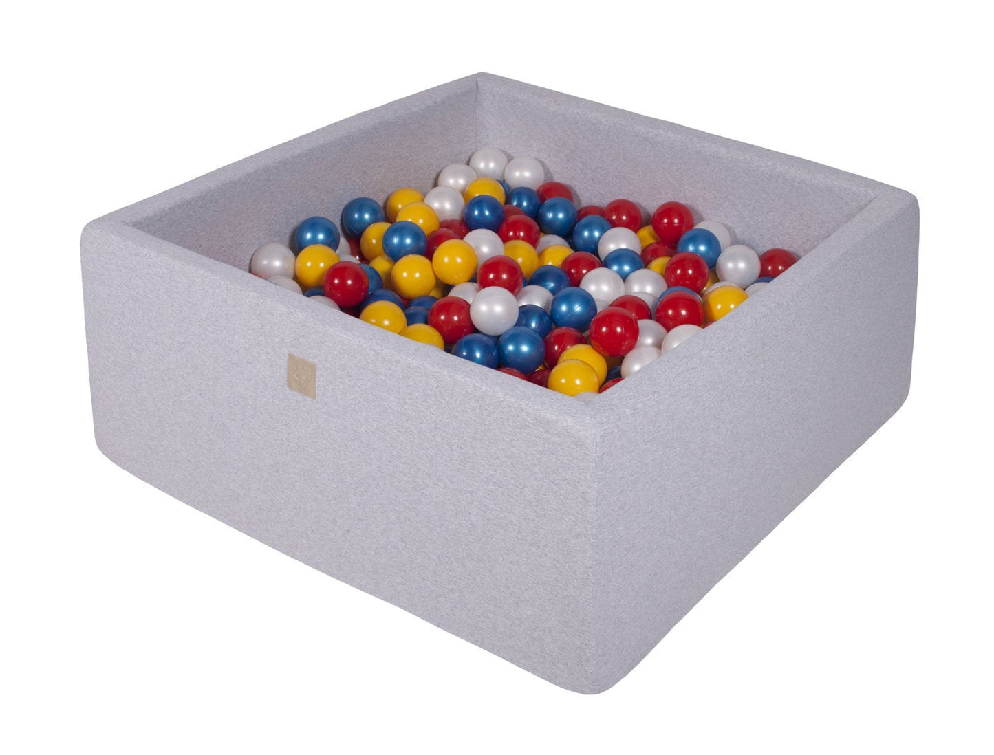 Square ball pit 90x90x40 - Light grey