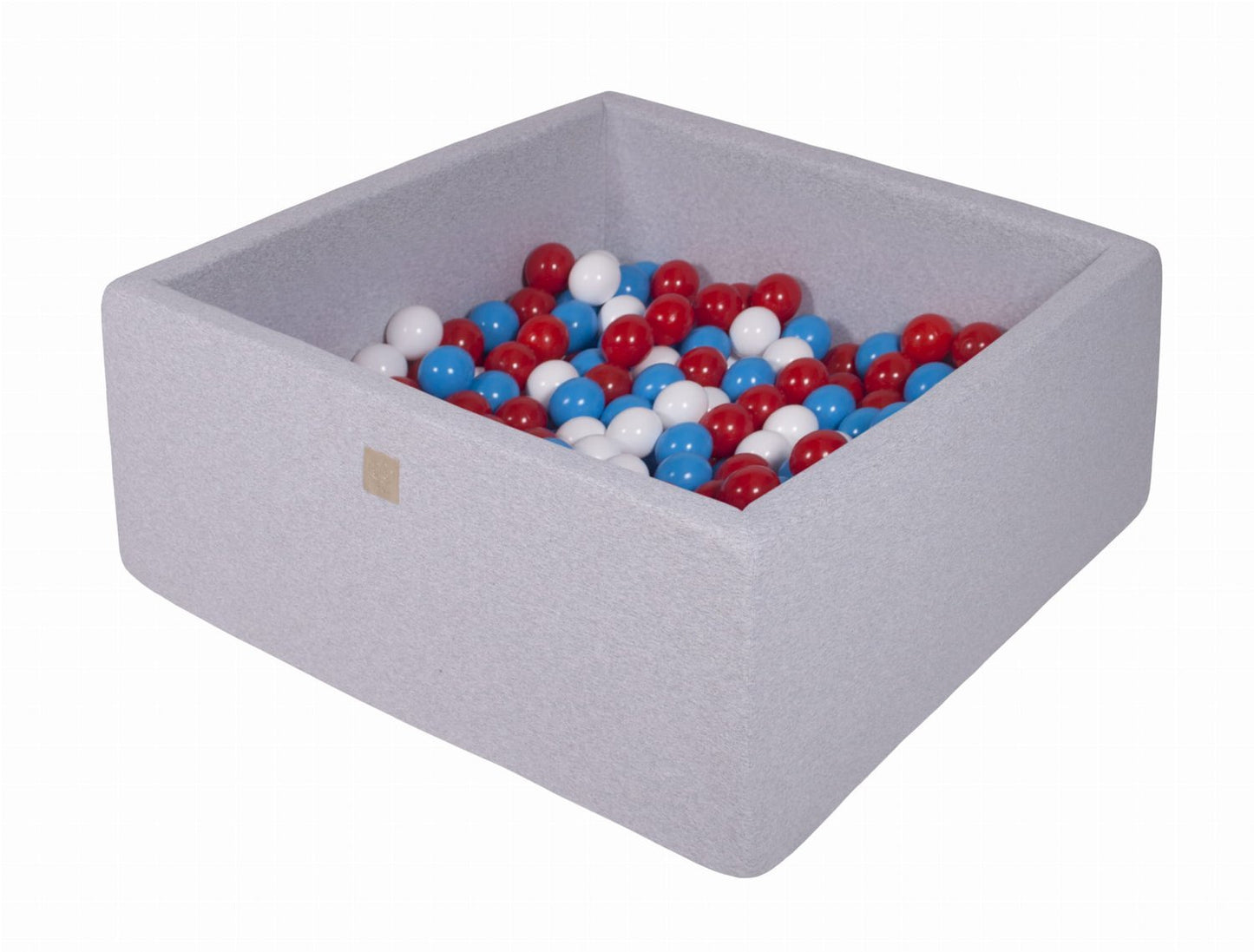 Square ball pit 90x90x40 - Light grey