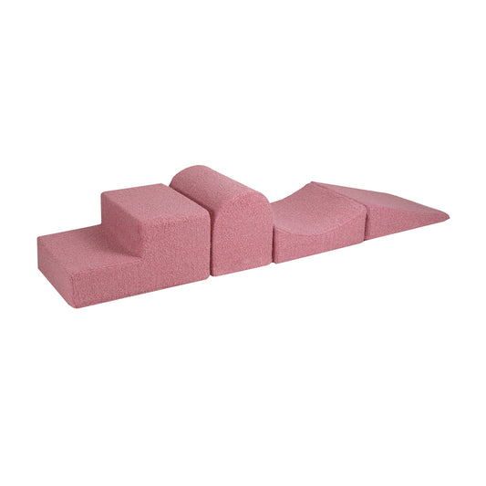 Four Piece Foam Playset - Teddy Pink