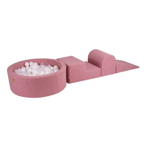 Foam Speelset incl XL Ballenbak 90x30 - Teddy Pink