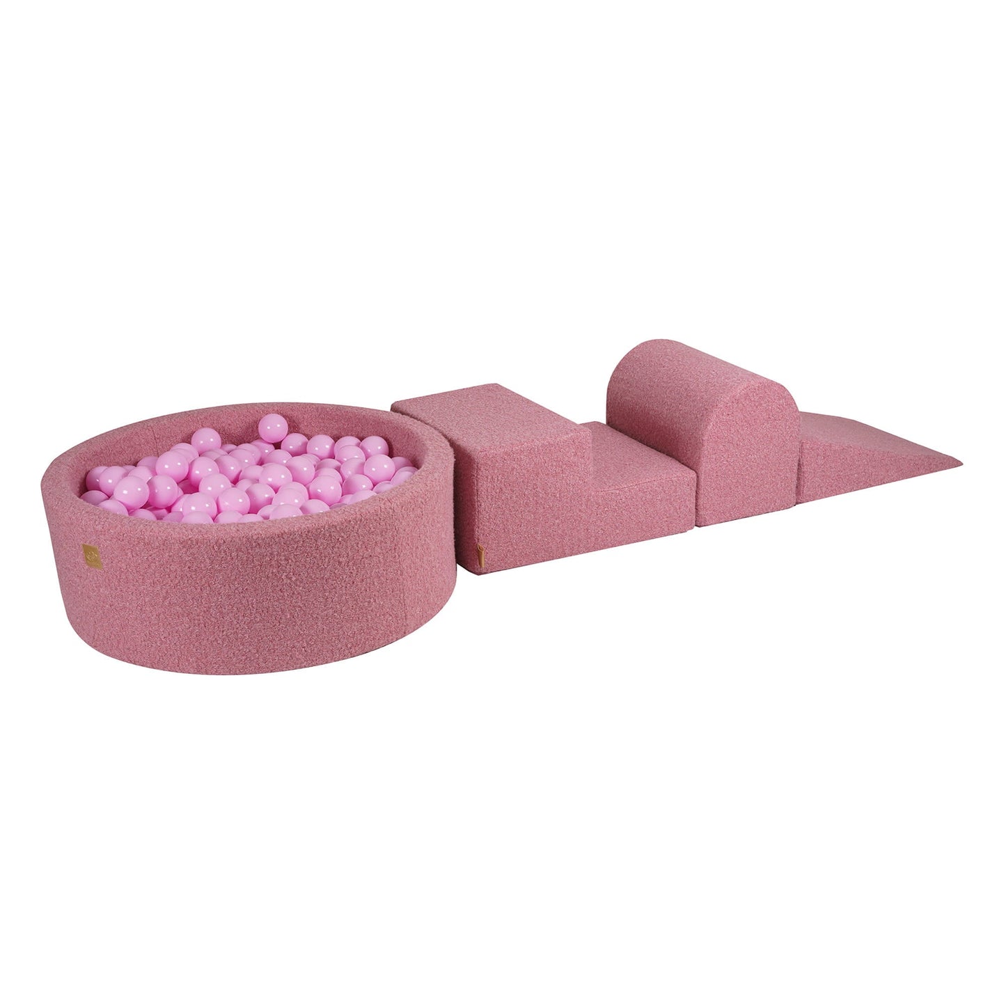 Schaumstoffspielset inkl. XL Bällebad 90x30 - Teddy Pink